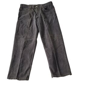 Vintage Levi 550 Jeans Men 40X30 Black Faded Relaxed Fit Baggy Skater Y2K Grunge